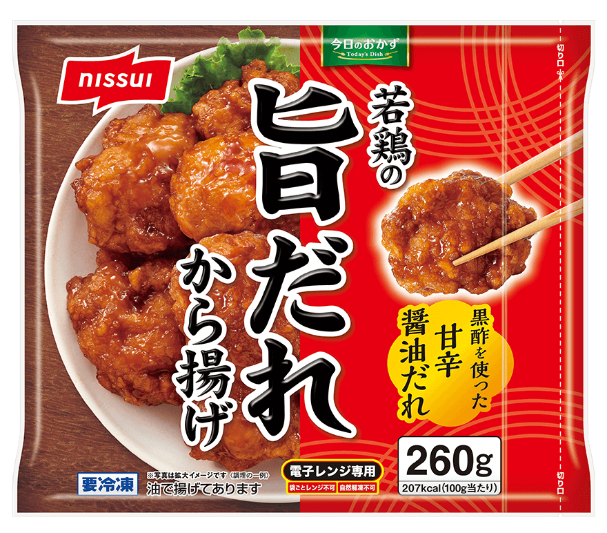 【ニッスイ】今日のおかず 若鶏の旨だれから揚げの製品画像