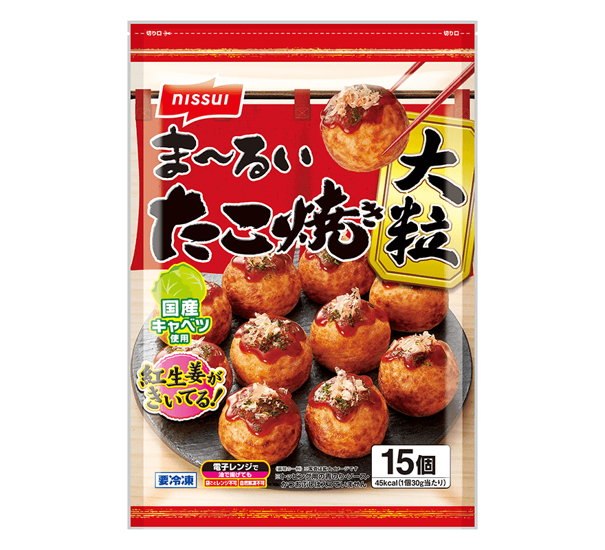 【ニッスイ】ま～るいたこ焼き 大粒 15個の製品画像