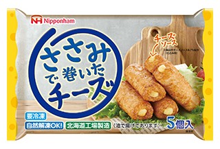 ささみで巻いたチーズの製品画像