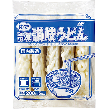 冷凍讃岐うどんの製品画像