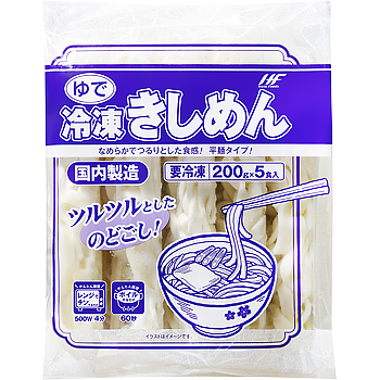 冷凍きしめんの製品画像