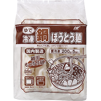 冷凍 鍋用ほうとう麺の製品画像