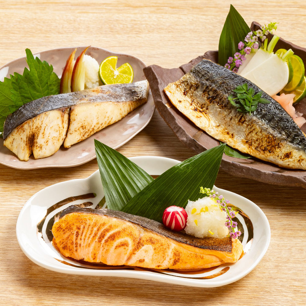 【魚匠えびす】無添加 塩焼き 鯖・銀鮭・鰆の食べ比べセットの製品画像