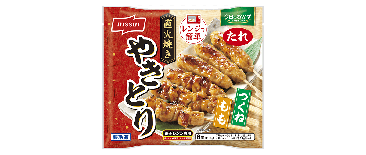 【ニッスイ】今日のおかず 直火焼きやきとり もも・つくねの製品画像